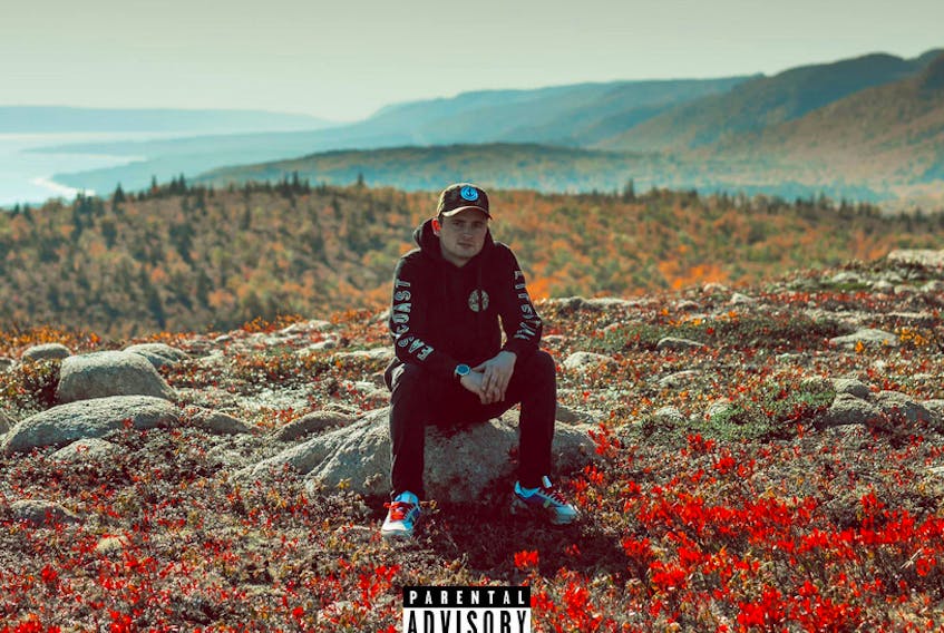Glace Bay rapper Mitchell Bailey is shown on the cover of his latest album, "23," released in November 2020. CONTRIBUTED