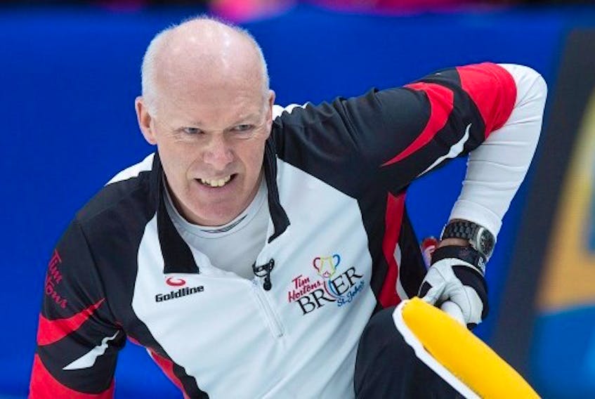 Glenn Howard saw his last hope of representing Canada at the Olympic Games end Sunday night in Summerside, losing in the men's final qualifying game to Brendan Bottcher.
(File Photo)