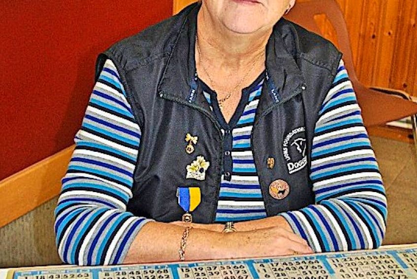 The Lions Club in Port aux Basques will no longer be hosting bingo. Pictured is Sandra Reynolds, co-chair of the bingo committee.