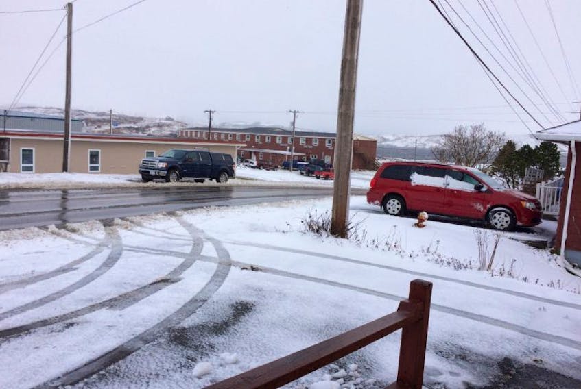 Snow blanketed the southwest coast Friday morning.