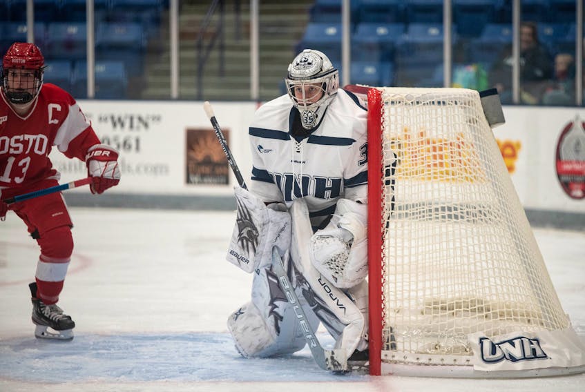Goalie Ava Boutilier is a redshirt junior with the University of New Hampshire Wildcats.
University of New Hampshire