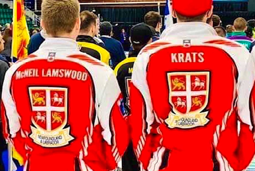 Ryan McNeil Lamswood and Joel Krats were expecting to wear red and white uniforms with Canadian emblems next winter at the 2021 world junior men's curling championship, but that is looking less and less likely.