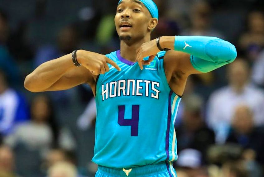 Devonte Graham and the Charlotte Hornets take on the Raptors Friday. (Getty images)