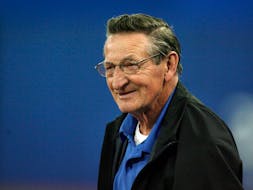Walter Gretzky, father of NHL legend Wayne Gretzky, watches the Toronto Blue Jays  and New York Yankees MLB American League baseball game in Toronto, May 12, 2009.