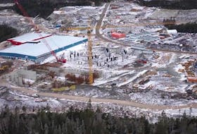 The Grieg NL hatchery site at Marystown, NL, in January, 2021.