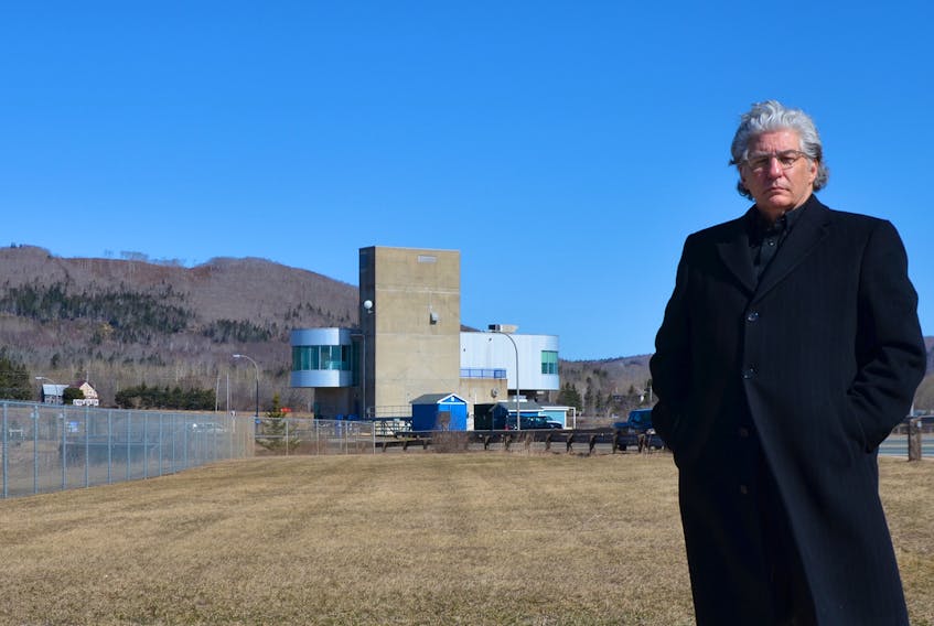 Annapolis Climate & Ecological Research Centre (ACERC) Coalition co-chair Bill MacDonald, the former mayor of Annapolis Royal, is shown by the Nova Scotia Power tidal power generating plant. – File photo