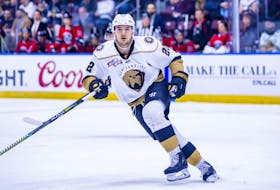 Brady Ferguson, the Newfoundland Growlers’ team MVP last season, does not have to be protected by the Growlers this year because he is playing on an ECHL/AHL contract. — Jeff Parsons/Newfoundland Growlers