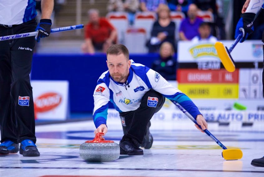Brad Gushue is 2-0 heading into Friday, when he and his St. John's team will play their final two preliminary-round games at the Champions Cup in Calgary.