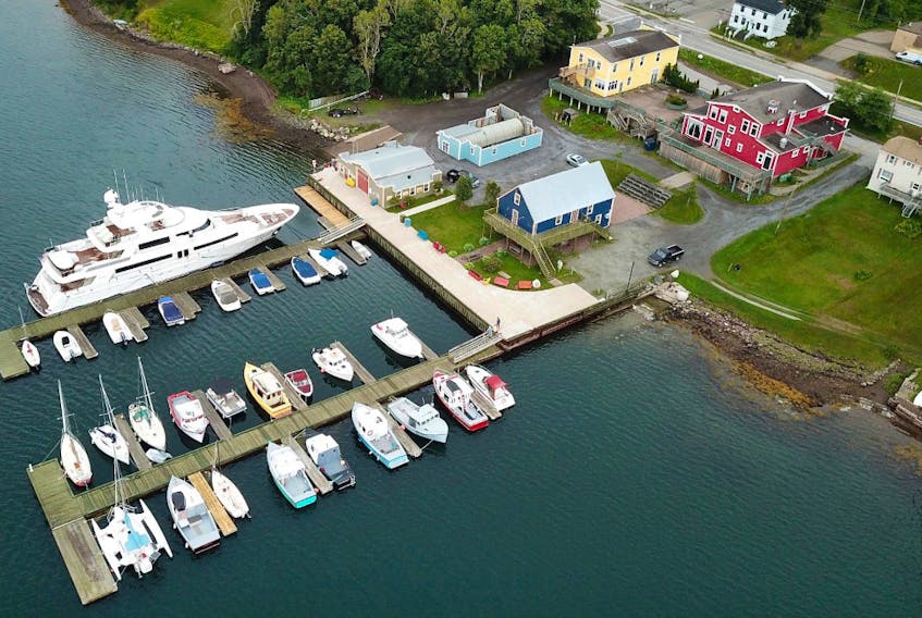 An aerial view of the picturesque Guysborough Marina prior to the damage caused by Hurricane Dorian. Contributed