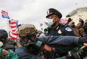 Trump supporters clash with police in front of the U.S. Capitol Building in Washington, Jan. 6. — Reuters file photo