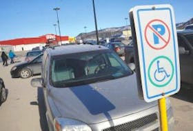 ['Effective April 1, the fine for parking in blue zone parking spaces in Corner Brook will rise from a minimum of $45 to a maximum of $180 to a minimum of $100 and a maximum of $400.']