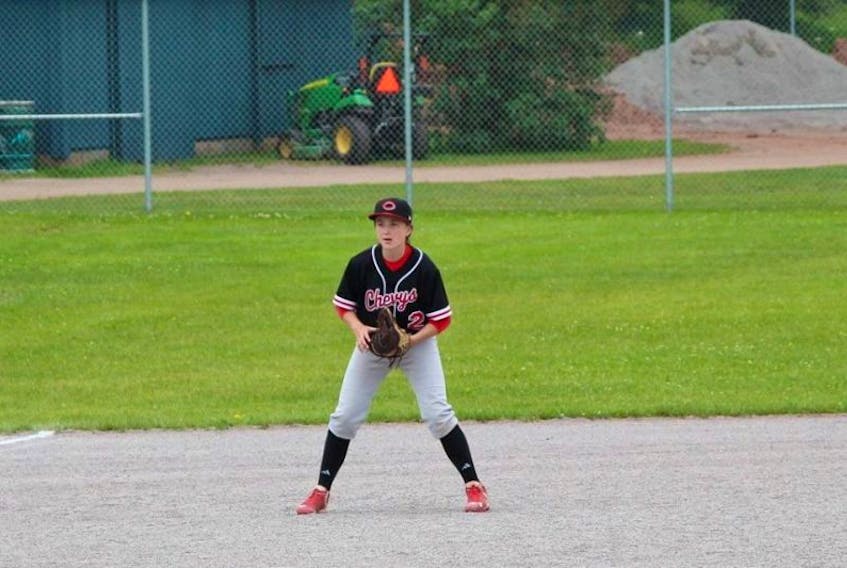 Hannah LeClair had a big game for the Summerside Team Two Chevys in a recent P.E.I. Bantam AA Baseball League game versus the Charlottetown Royals.