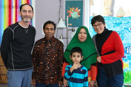 Hantsport bids fond farewell to Rohingya family bound for Ontario