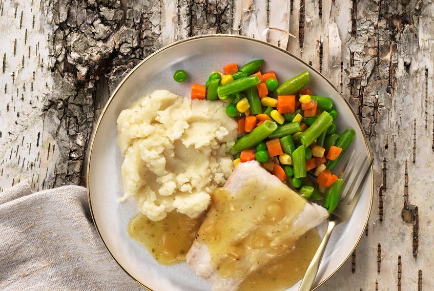 Skip the grocery store hassle! Heart to Home Meals is already delivering delicious meals — like this Haddock with Garlic Butter Sauce — straight to the door of many Nova Scotians. - Photo Contributed.