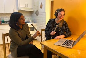 Sweta Daboo, left, and Emma Drake host Dialogue with Drake and Daboo, a podcast discussing politics, policy and pop culture. 