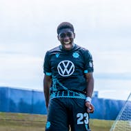 Cory Bent of the HFX Wanderers was the No. 1 overall selection the last time the Canadian Premier League-U Sports draft was held in 2019. - HFX Wanderers