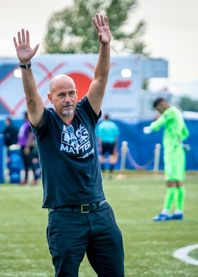 Stephen Hart, who guided the HFX Wanderers from worst to nearly first last season, has been awarded with a three-year contract extension by the Canadian Premier League team. - HFX Wanderers