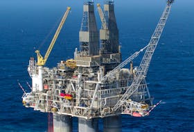 Production has continued at the Hibernia site, but drilling has been halted to reduce costs. — Contributed