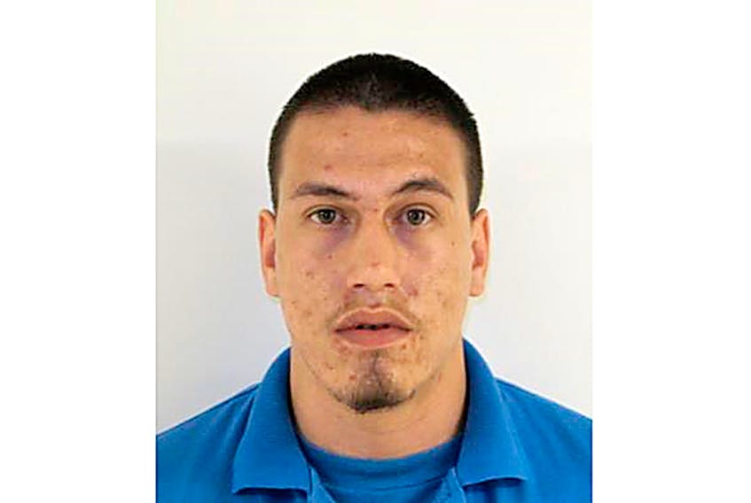 RCMP handout photo of Tyler James Bernard, 27. A notice from the police force says that Bernard is being released from the federal penitentiary on April 10 after serving a sentence for sexual assault. He is considered a person at high risk or reoffending.  ©THE GUARDIAN