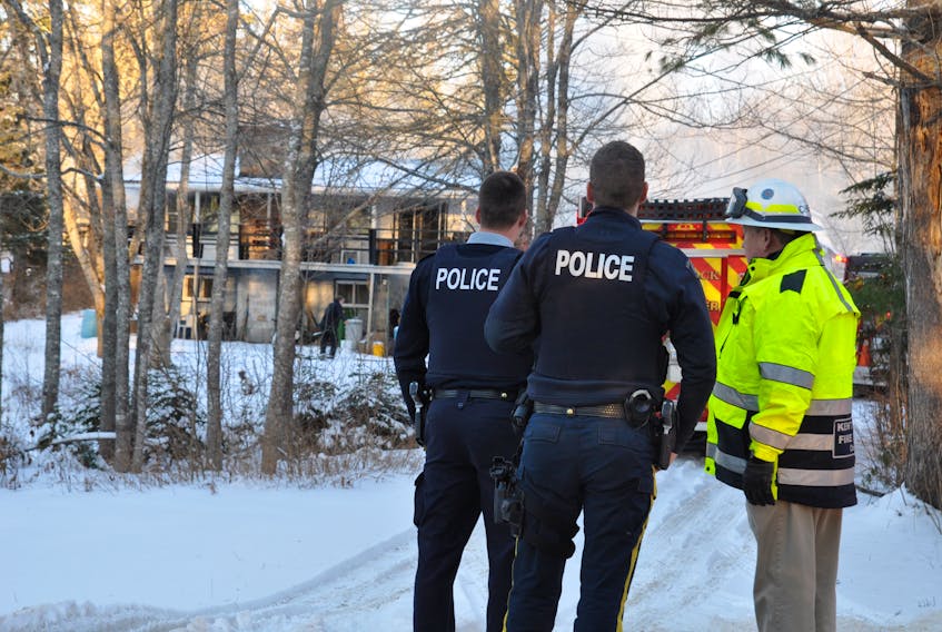 A structure fire was called in at a home on Highbury School Road in New Minas around 3:45 p.m. Dec. 19. The New Minas Volunteer Fire Department was called to the scene, and mutual aid was also provided by Kentville. EHS and RCMP were also on scene around 3:50 p.m., and power was confirmed disconnected at 4:10 p.m.