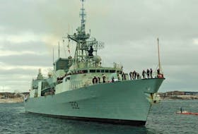 File photo of HMCS Ville de Quebec. Canadian Forces photo.