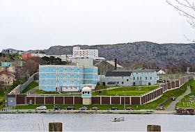 Her Majesty’s Penitentiary on Forest Road in St. John’s as seen from across Quidi Vidi.
