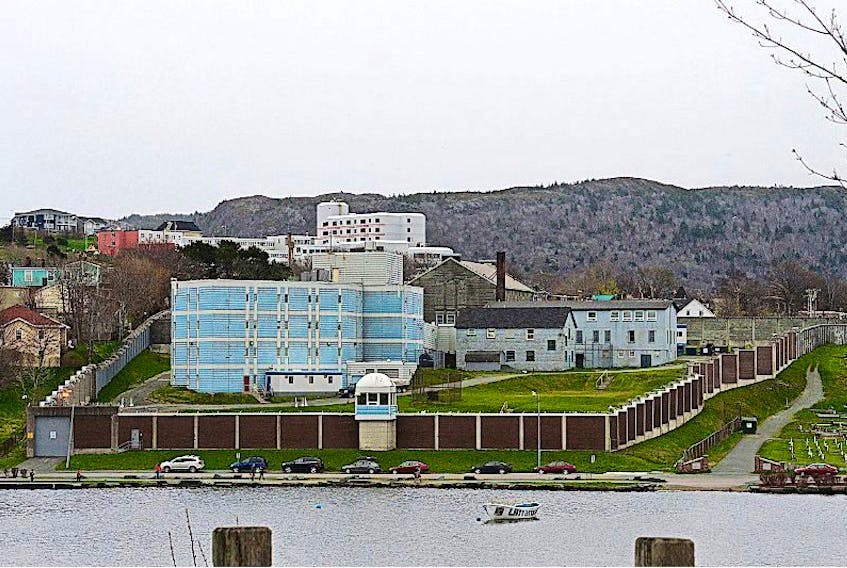 Her Majesty’s Penitentiary on Forest Road in St. John’s as seen from across Quidi Vidi.
