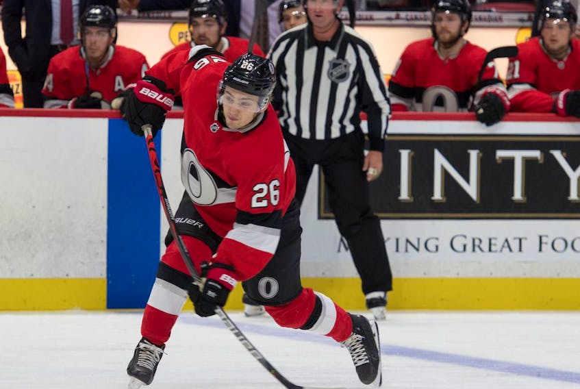 Defenceman Erik Brannstrom, who has been playing in Switzerland, has been in discussions with his agent and is awaiting instructions before returning to Ottawa for Senators training camp.