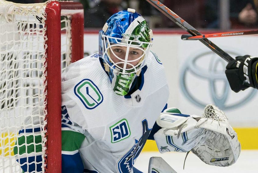 Thatcher Demko will be in goal for the Vancouver Canucks, replacing the injured Jakob Markstrom.