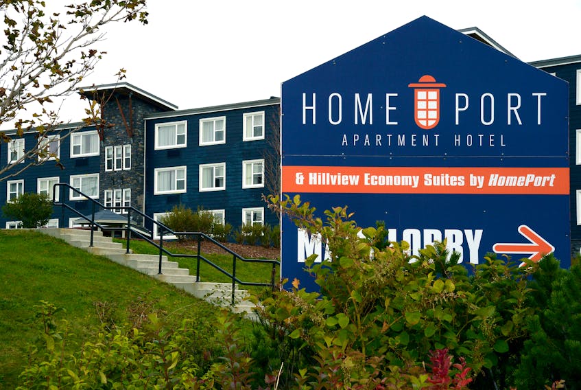 HomePort Apartment Hotel in St. John's is among the properties included in a purchase agreement with a new owner scheduled to close the week of Nov. 2. — Keith Gosse/The Telegram