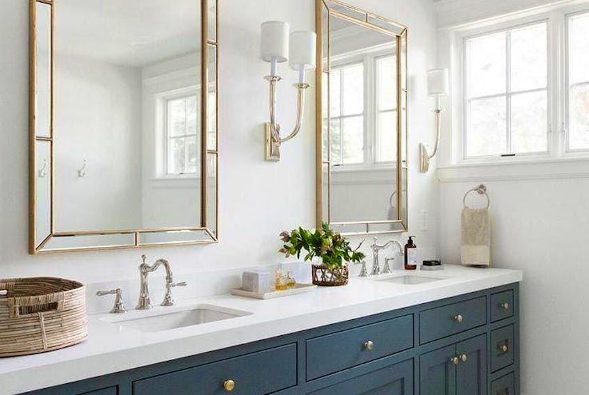 A well-dressed vanity should immediately suggest order and cleanliness.