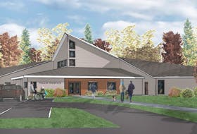 The rendering for the Valley Hospice Foundation’s hospice building, for which a tender for construction has at long last been issued.