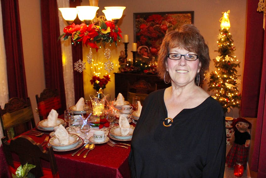 Paula Arsenault of Mont-Carmel has opened her home for Christmas house tours for three years. But there is one stipulation: tour participants must bring a non-perishable food item that will later be donated to a family in need. SUBMITTED PHOTO