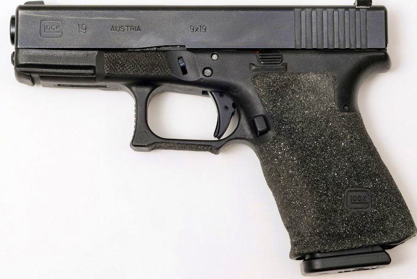File photo of a Glock handgun. Last summer the teen, who cannot be identified due to a publication ban, was convicted of two counts of attempted murder and one count of possession of a loaded firearm.
