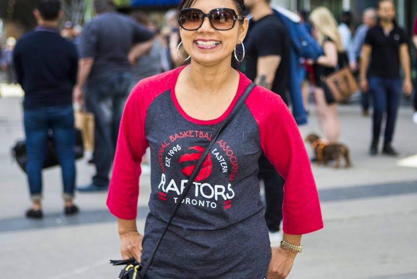 Nirmala Harriversad, at Yonge and Dundas Streets in Toronto, Ont. on Sunday May 26, 2019. 