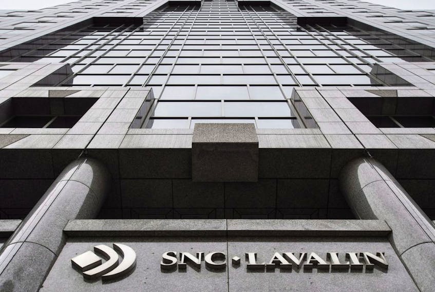 The headquarters of SNC Lavalin is seen Thursday, November 6, 2014 in Montreal. 