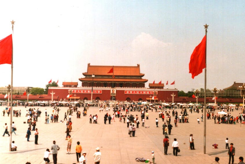 The photo for the Tiananmen Square Protests Wikipedia page. In April, China blocked the website in all available languages.