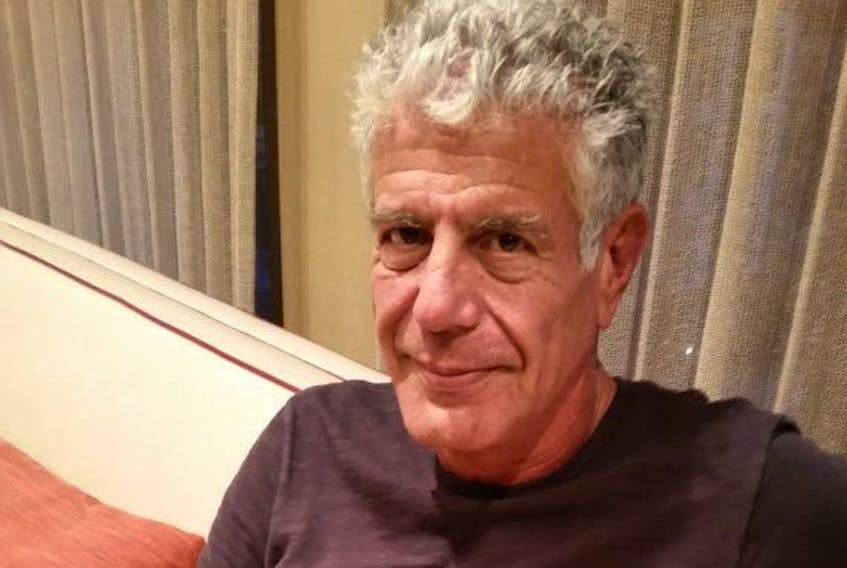 Anthony Bourdain during an interview in N.Y.C. a few months before his death. (Rita DeMontis)