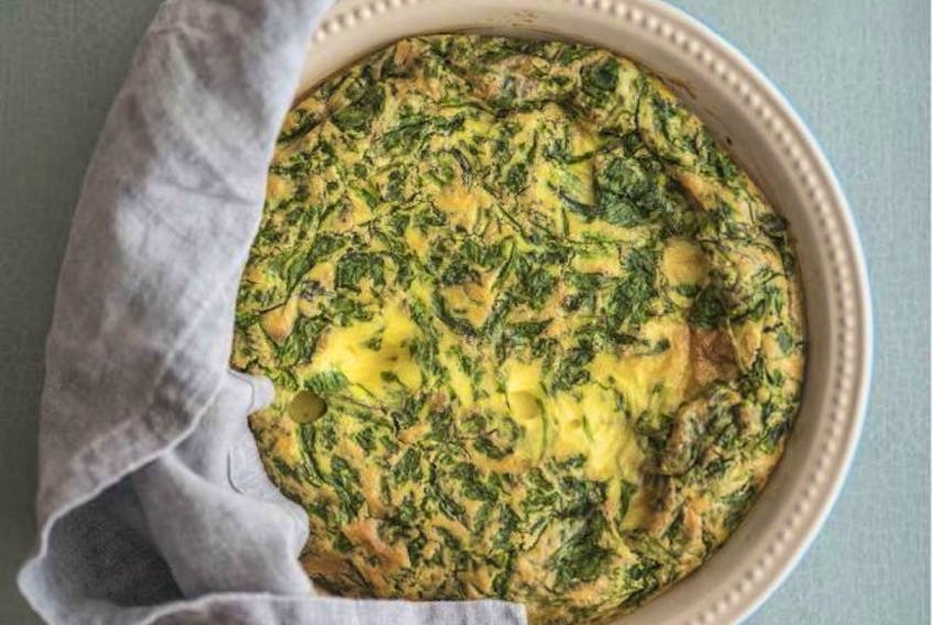  This crustless spinach quiche, flavoured with Cheddar and shallots, is just the thing for guests who are avoiding carbs.