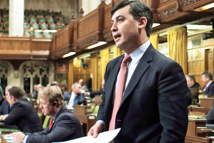  MP Michael Chong in the House of Commons in 2014.