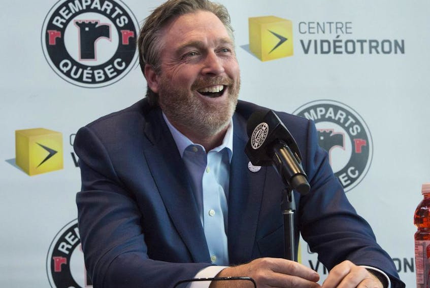 Hall of Fame goaltender Patrick Roy announces his comeback as GM and coach of the Quebec Remparts of the QJMHL in 2018.