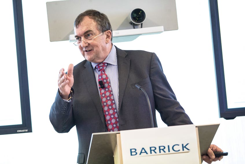 "We want to have the same cash flow as in the past, just off a lower grade base," 
Barrick CEO Mark Bristow said Wednesday in Toronto. 