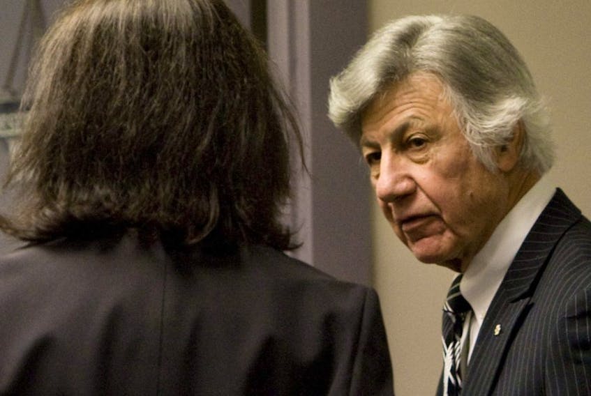Dr. Norman Barwin at a disciplinary hearing in January 2013.