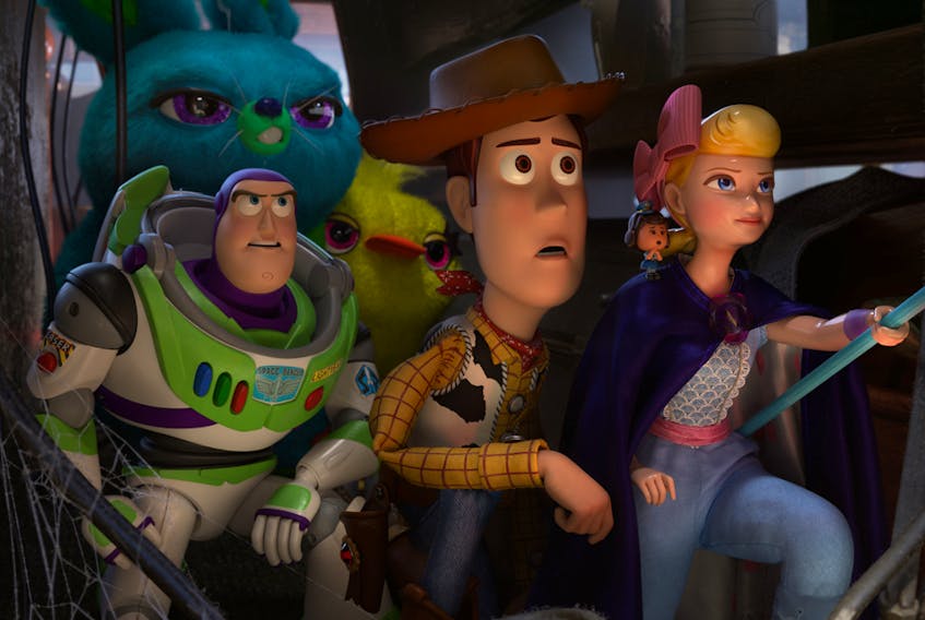 Toy Story 4 once again features Woody, Buzz Lightyear and Bo Peep, while introducing new characters. (Disney/Pixar)