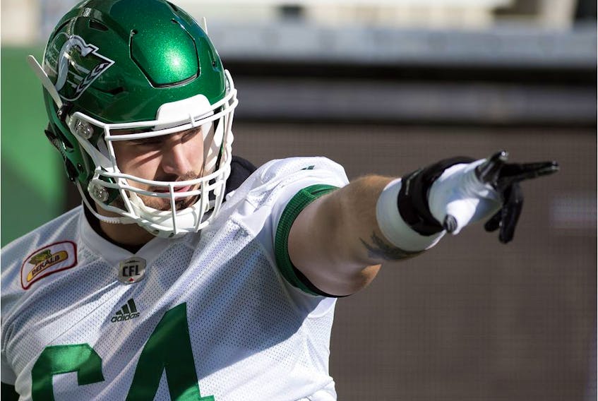  All signs point toward a long and successful CFL career for Roughriders offensive lineman Dakoda Shepley.