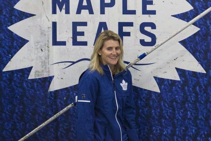 Hayley Wickenheiser, the director of player development for the Leafs. STAN BEHAL/TORONTO SUN