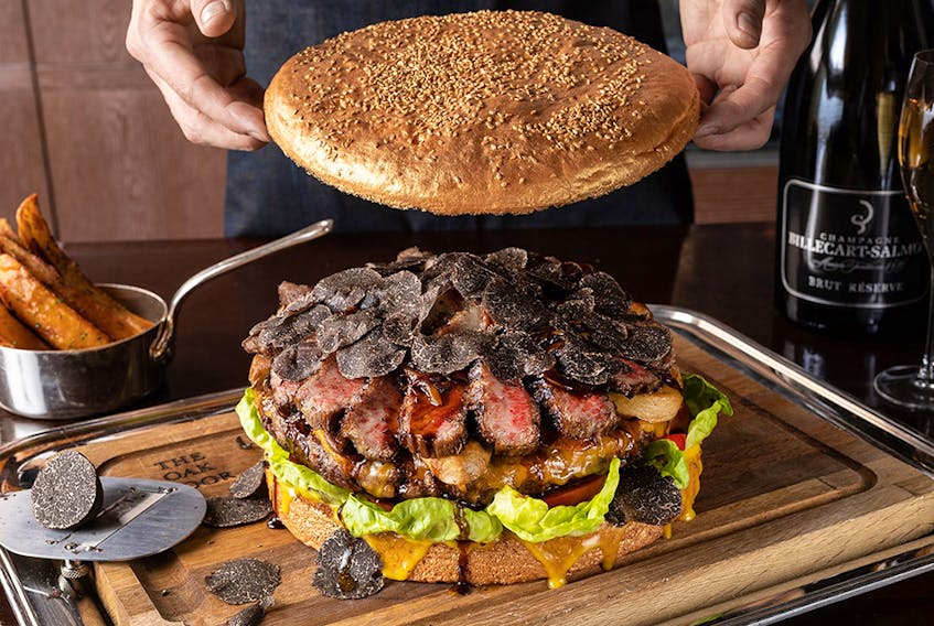 A Golden Giant Burger will run you $1,200 (JPY 100,000).