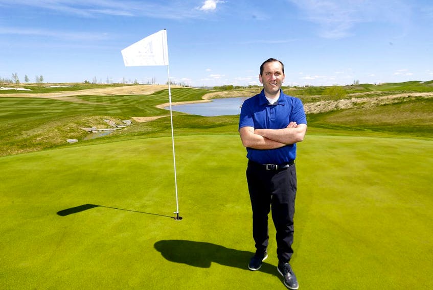 Barry Ehlert of the Mickelson National Golf Club which opens Monday in the community of Harmony on Thursday, May 28, 2020. Darren Makowichuk/Postmedia