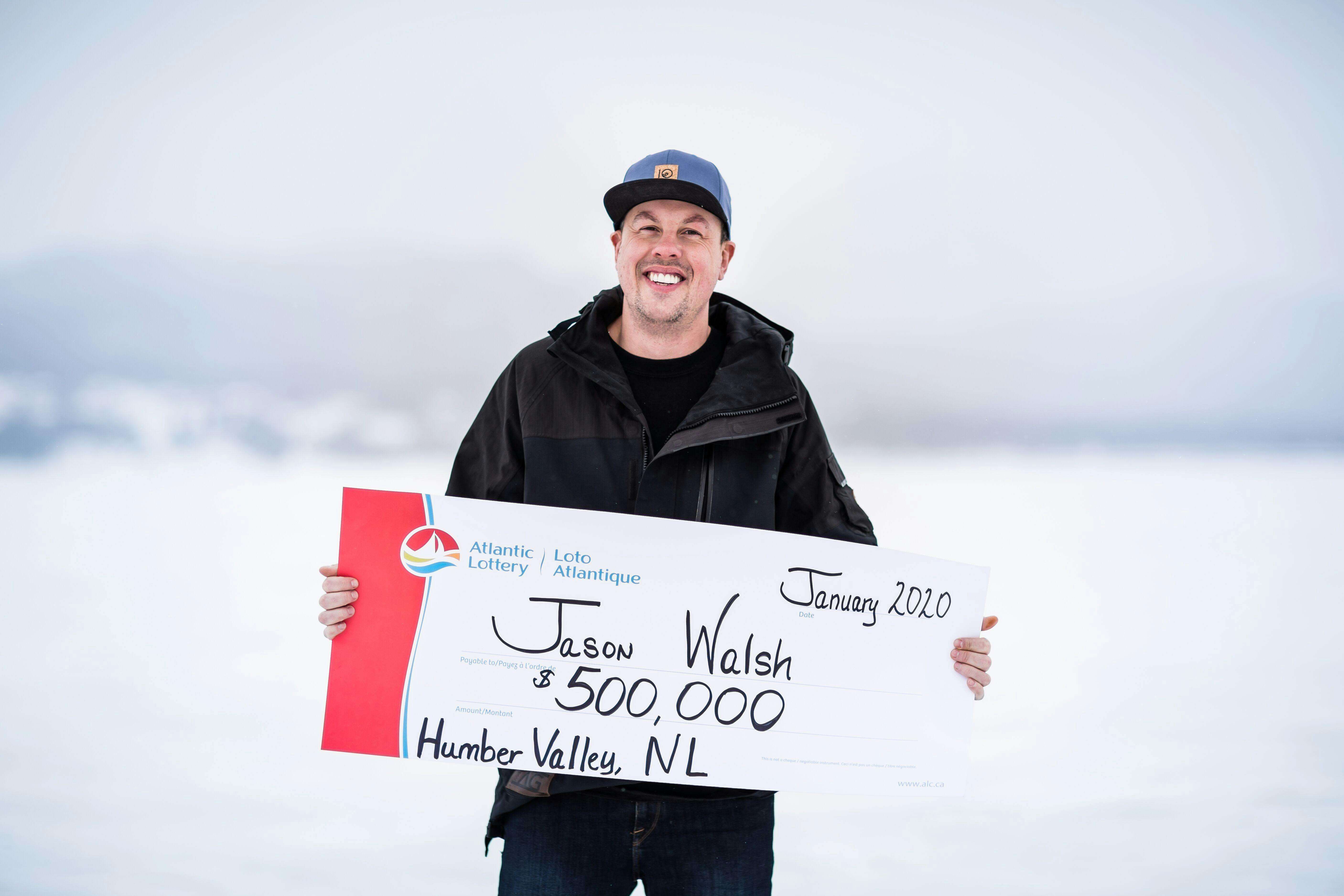 Humber Valley man takes lump sum payout of $500,000 in lottery