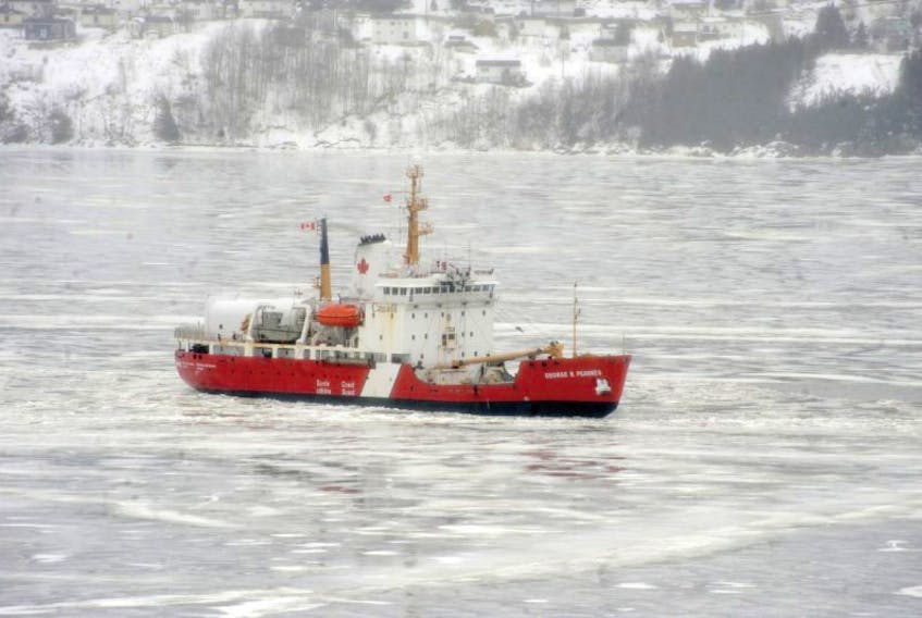 Canadian Coast Guard icebreaker George R. Pearkes is shown in this file photo.